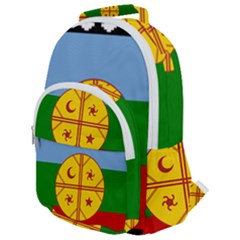Rounded Multi Pocket Backpack 