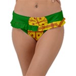 Flag Of The Mapuches Frill Bikini Bottoms