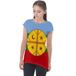 Flag Of The Mapuches Cap Sleeve High Low Top