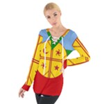 Flag Of The Mapuches Tie Up T-Shirt
