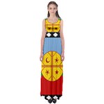Flag Of The Mapuches Empire Waist Maxi Dress