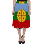 Flag Of The Mapuches Classic Midi Skirt