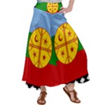Flag Of The Mapuches Women s Satin Palazzo Pants