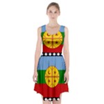 Flag Of The Mapuches Racerback Midi Dress