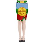 Flag Of The Mapuches Midi Wrap Pencil Skirt