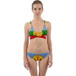 Flag Of The Mapuches Wrap Around Bikini Set