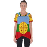 Flag Of The Mapuches Cut Out Side Drop T-Shirt