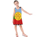 Flag Of The Mapuches Kids  Sleeveless Dress