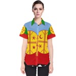 Flag Of The Mapuches Women s Short Sleeve Shirt