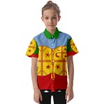 Flag Of The Mapuches Kids  Short Sleeve Shirt