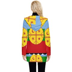 Button Up Hooded Coat  