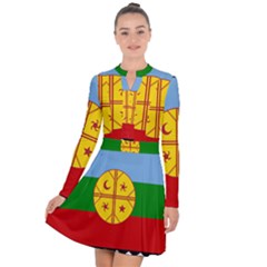 Long Sleeve Panel Dress 
