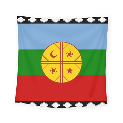 Flag Of The Mapuches Square Tapestry (Small) from ArtsNow.com