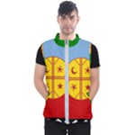 Flag Of The Mapuches Men s Puffer Vest
