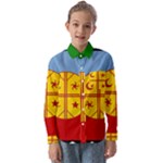 Flag Of The Mapuches Kids  Long Sleeve Shirt