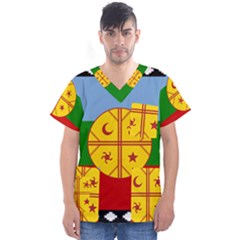 Men s V-Neck Scrub Top 