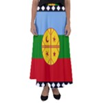 Flag Of The Mapuches Flared Maxi Skirt