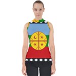 Flag Of The Mapuches Mock Neck Shell Top
