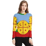 Flag Of The Mapuches Women s Long Sleeve Rash Guard