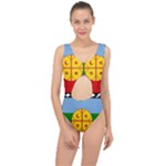 Flag Of The Mapuches Center Cut Out Swimsuit