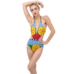 Plunging Cut Out Swimsuit 