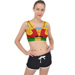 Flag Of The Mapuches V-Back Sports Bra