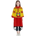 Flag Of The Mapuches Kids  Hooded Rain Ponchos