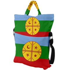 Fold Over Handle Tote Bag 