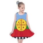 Flag Of The Mapuches Kids  Summer Dress