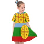 Flag Of The Mapuches Kids  Sailor Dress