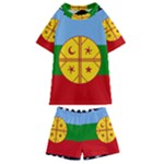 Flag Of The Mapuches Kids  Swim T-Shirt and Shorts Set