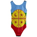 Flag Of The Mapuches Kids  Cut-Out Back One Piece Swimsuit
