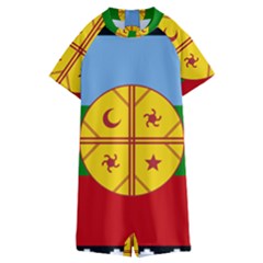 Kids  Boyleg Half Suit Swimwear 