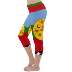 Lightweight Velour Capri Yoga Leggings 