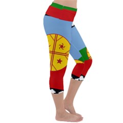 Lightweight Velour Capri Yoga Leggings 