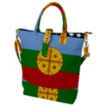 Flag Of The Mapuches Buckle Top Tote Bag