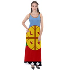 Sleeveless Velour Maxi Dress 