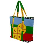 Flag Of The Mapuches Zip Up Canvas Bag
