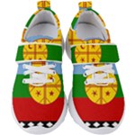 Flag Of The Mapuches Kids  Velcro Strap Shoes