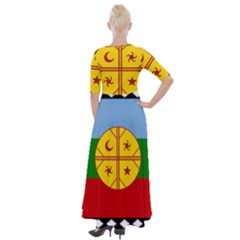 Half Sleeves Maxi Dress 