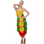 Flag Of The Mapuches Layered Bottom Dress