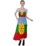 Flag Of The Mapuches Tie Back Maxi Dress