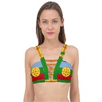 Flag Of The Mapuches Cage Up Bikini Top