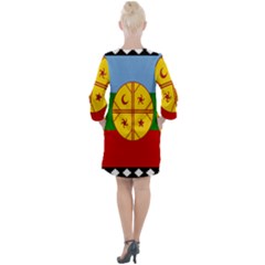 Open Neck Shift Dress 