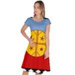 Flag Of The Mapuches Classic Short Sleeve Dress