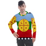 Flag Of The Mapuches Men s Pique Long Sleeve T-Shirt