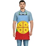Flag Of The Mapuches Kitchen Apron