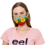 Flag Of The Mapuches Crease Cloth Face Mask (Adult)