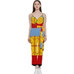Flag Of The Mapuches V-Neck Camisole Jumpsuit