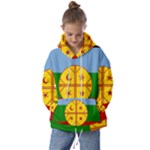 Flag Of The Mapuches Kids  Oversized Hoodie